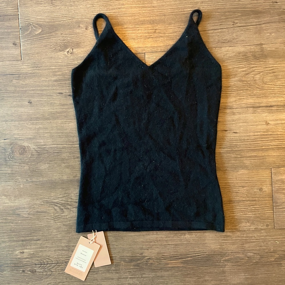 100% cashmere tank